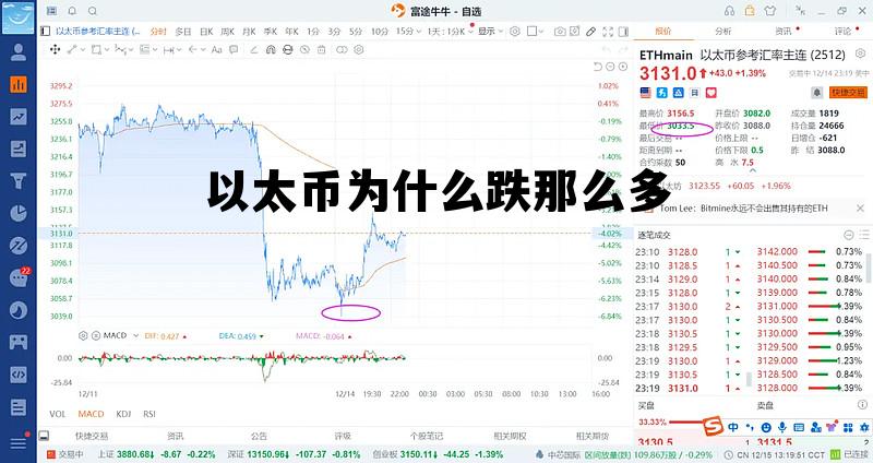 以太币为什么跌那么多呢 以太币为什么跌那么多